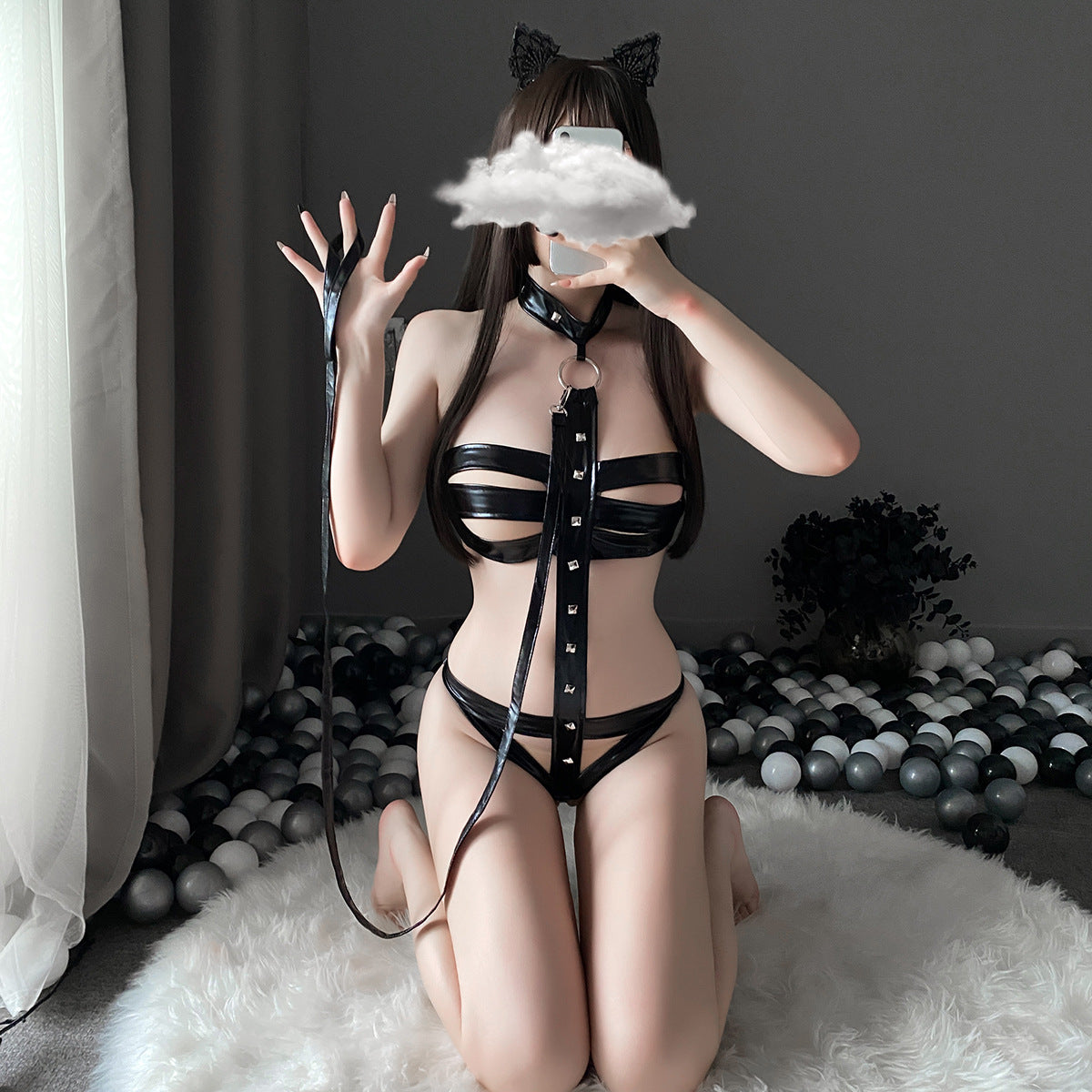 Conjuntos | Tirantes seductores | Negro | Talla única | 61