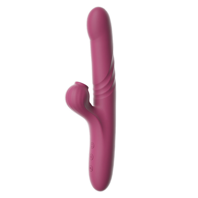 Vibrador de empuje | Succión | 10+10 modos | 24cm x 3.6cm | Recargable-usb | B60