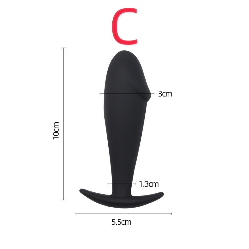Butt Plug - Tapón Anal | 4 Estilo | Negro | A16