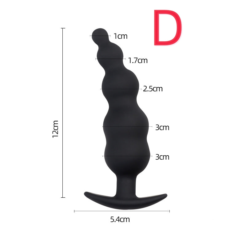 Butt Plug - Tapón Anal | 4 Estilo | Negro | A16