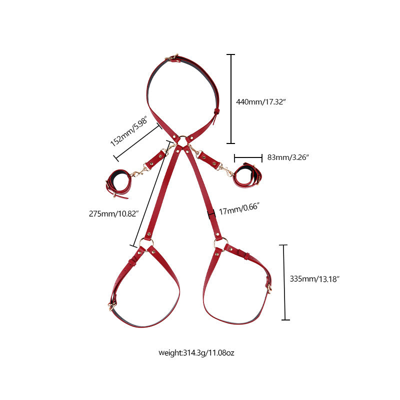 Arnés Restricciones | Cuerpo | BDSM | A45