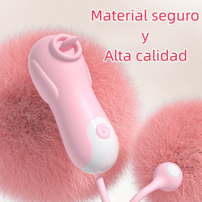 Vibrador con lengua | 10 Modos | 9.4cm x 3.7cm | Recargable-usb | C65