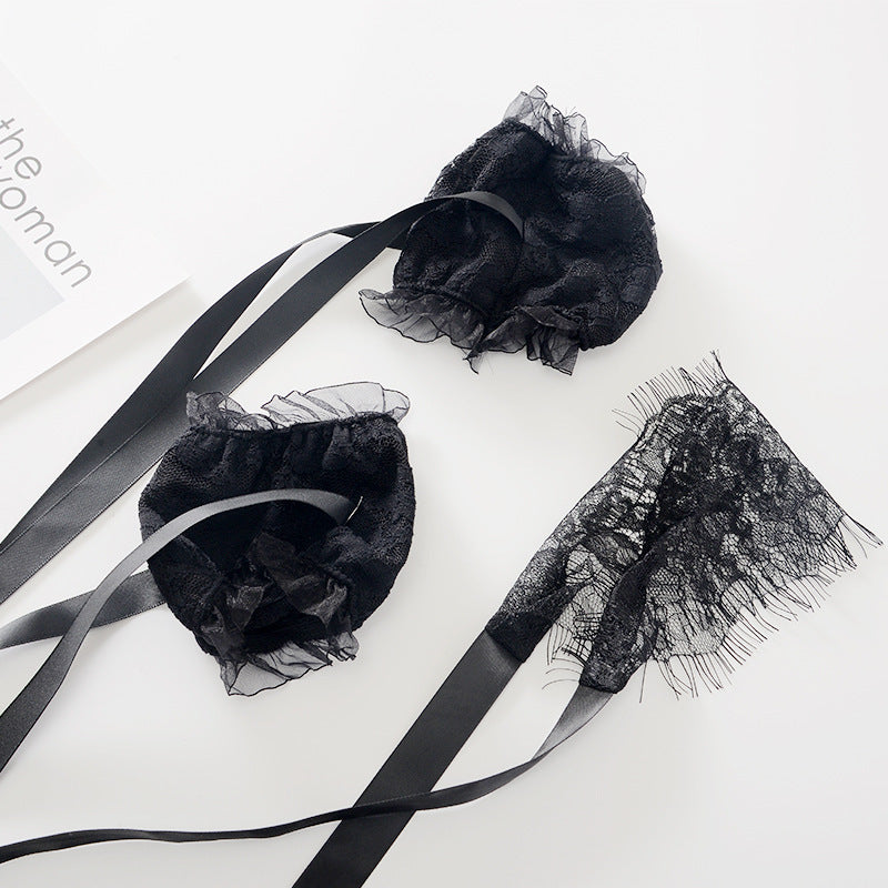 Antifaz con pulsera | Negro | C118