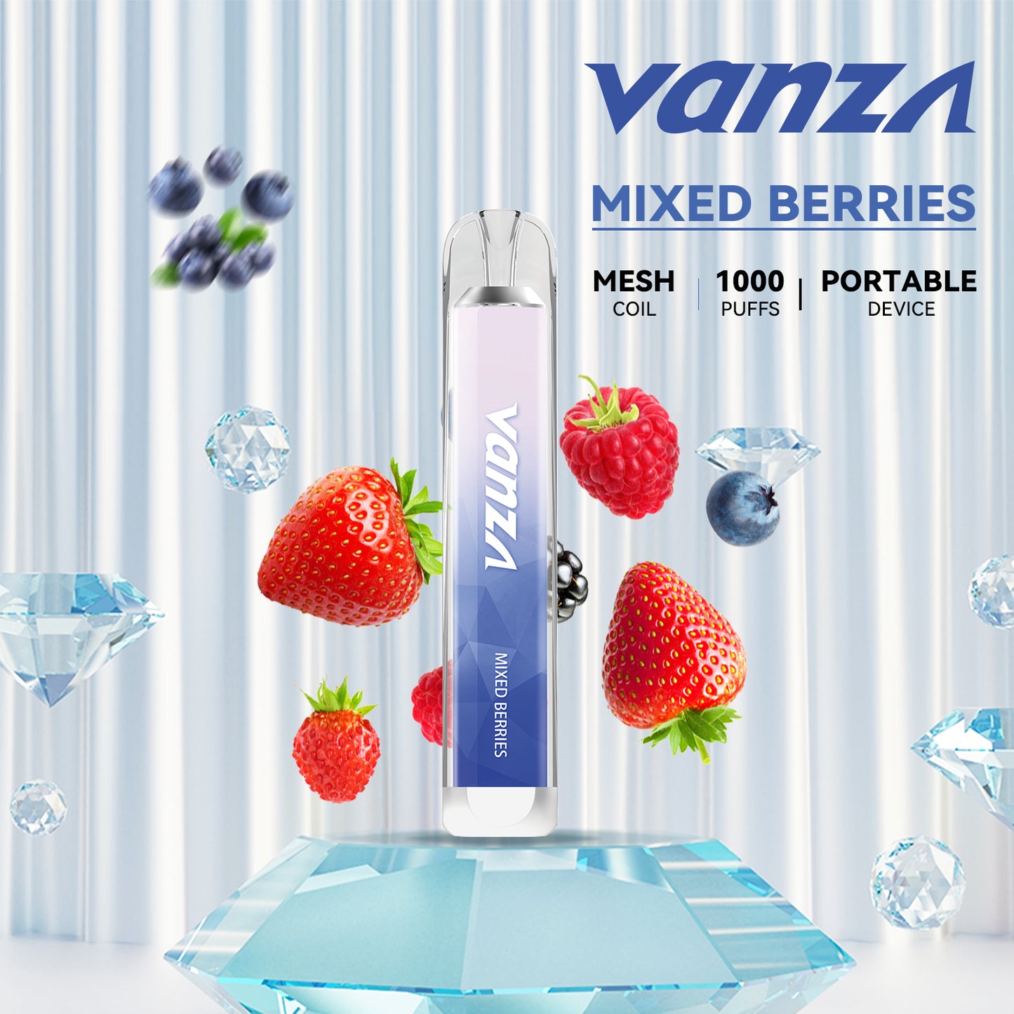 Vanza 1000 puff | 4ml | 7 sabores