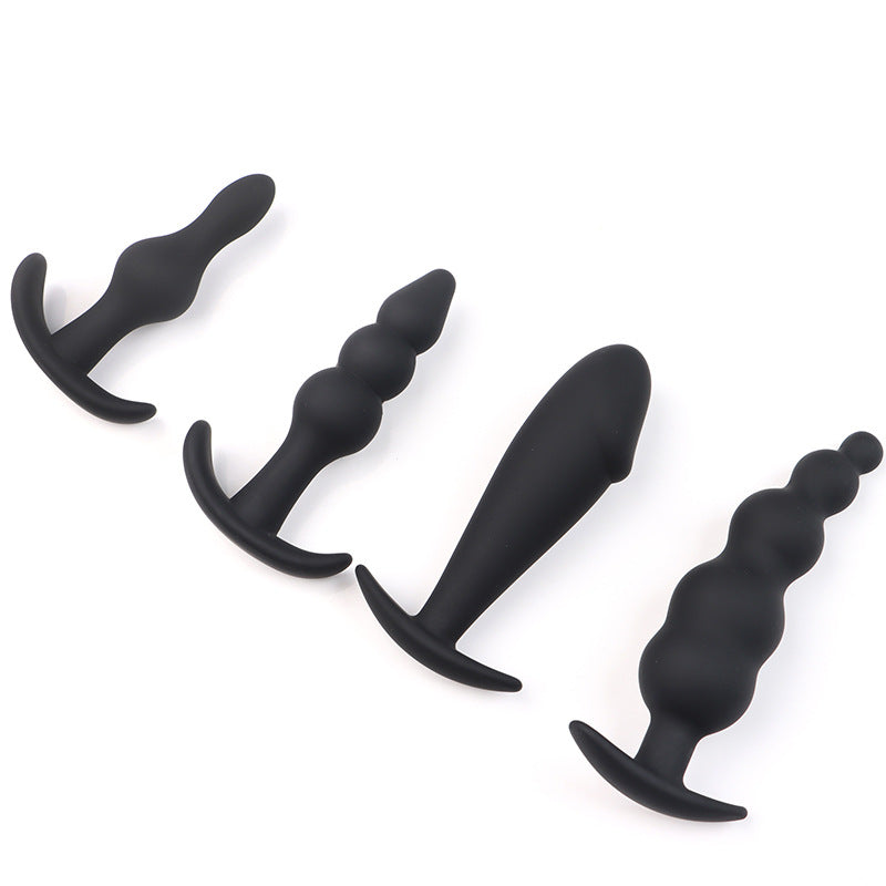 Butt Plug - Tapón Anal | 4 Estilo | Negro | A16