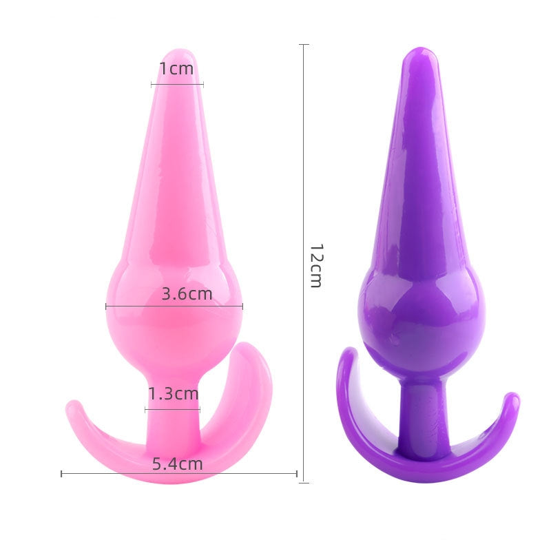 Butt Plug - Tapón Anal | Set de 4 | Negro | Morado | Rosado | A12