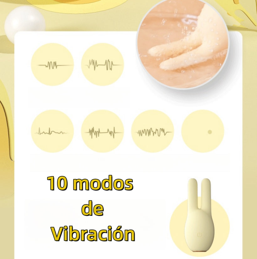 Vibrador | Multiusos | 10 modos | 13.2cm x 3.5cm | Recargable-usb | C94