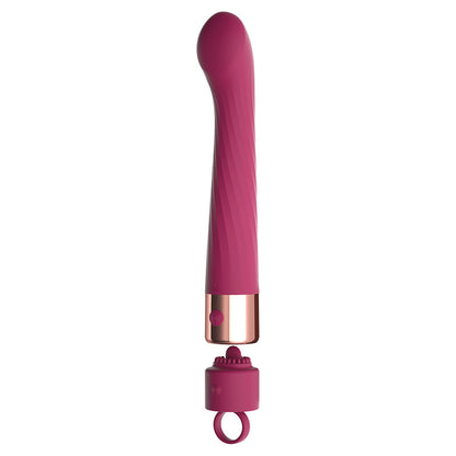 Vibrador | Diseño dividido | 10 modos | 19cm x 3.5cm | Recargable-usb || C114