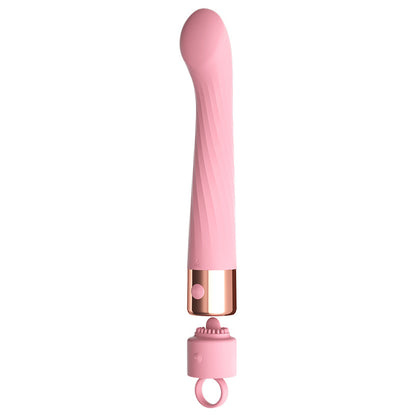 Vibrador | Diseño dividido | 10 modos | 19cm x 3.5cm | Recargable-usb || C114