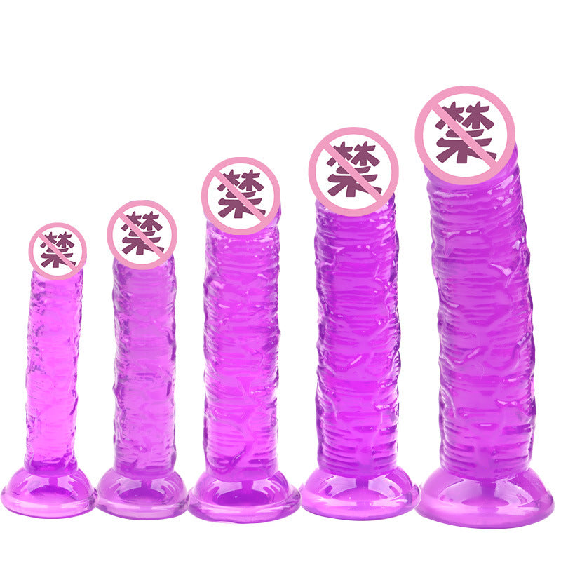 Dildo | Piel | Rosado | Morado | Transparente | M/L/XL | A25