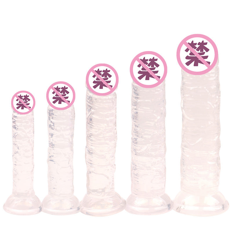 Dildo | Piel | Rosado | Morado | Transparente | M/L/XL | A25