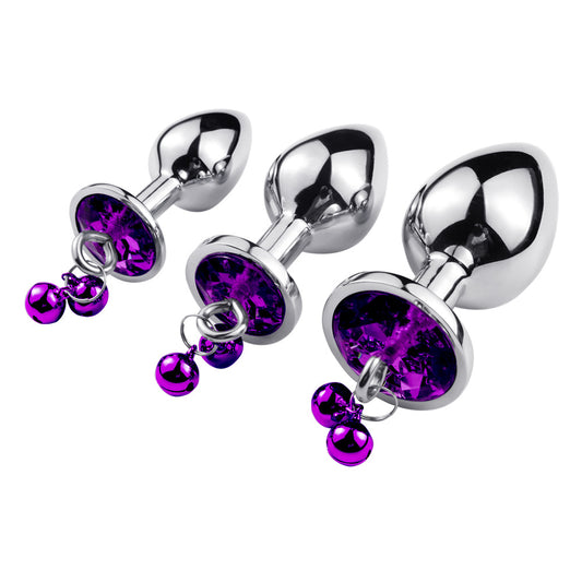 Butt Plug - Tapón Anal | Cascabeleo | Color Morado | S/M/L | A8